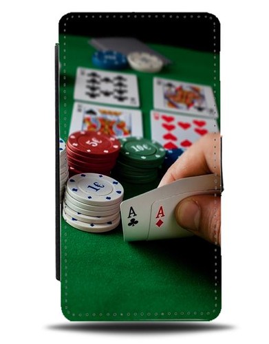 Poker aces flip wallet case - poker,